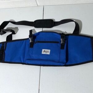 Monark Skateboard Supply 27 x 8 in Carrying Travel Bag Backpack Handbag Blue VGC
